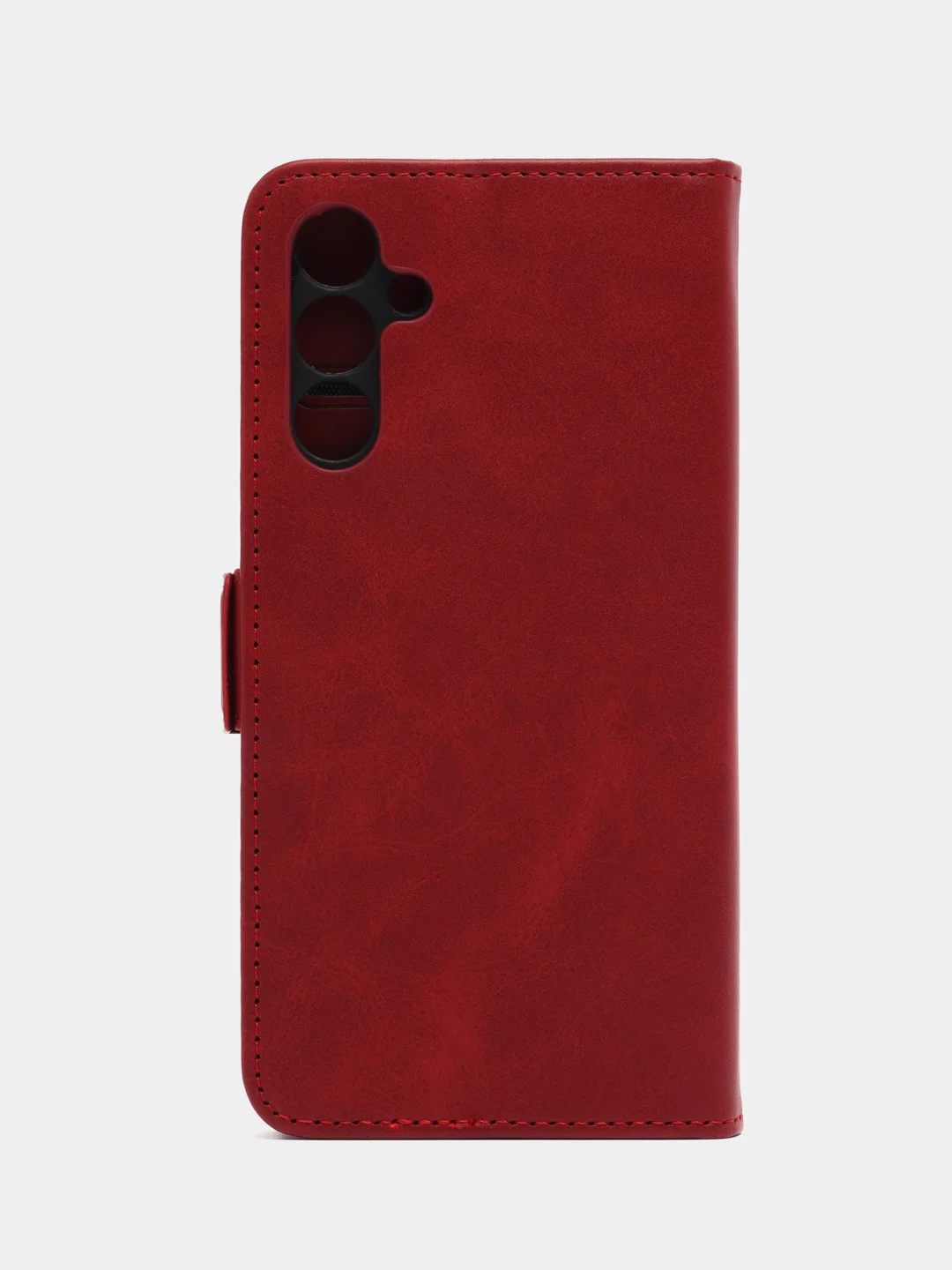 Красный чехол-книжка Samsung Galaxy A15 4G (Самсунг Гэлекси А15) с боковым магнитом