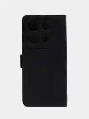 Черный чехол-книжка Infinix Note 30 4G (Инфиникс Ноут 30), с боковым магнитом