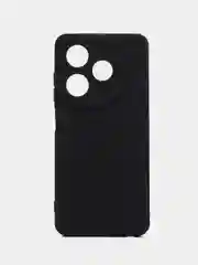 Черный силиконовый чехол Tecno Spark 20/20С (Техно Спарк 20/20С) с защитой камеры