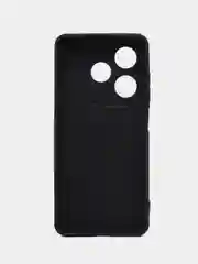 Черный силиконовый чехол Tecno Spark 20/20С (Техно Спарк 20/20С) с защитой камеры