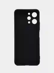Черный силиконовый чехол для Xiaomi Redmi 12 (Сяоми Редми 12) с защитой камеры
