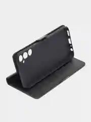 Черный чехол-книжка Samsung Galaxy A05S 4G (Самсунг Гэлекси A05S) с боковым магнитом