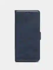 Синий чехол книжка для Redmi 13 C (Редми 13 С), с боковым магнитом