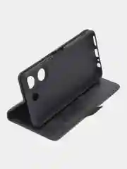 Черный чехол-книжка для Tecno Camon 20/20 Pro 4G (Техно Камон 20/20 Про 4Джи) с боковым магнитом
