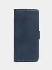 Синий чехол-книжка Infinix Note 30 i (Инфиникс Ноут 30 Ай) с боковым магнитом