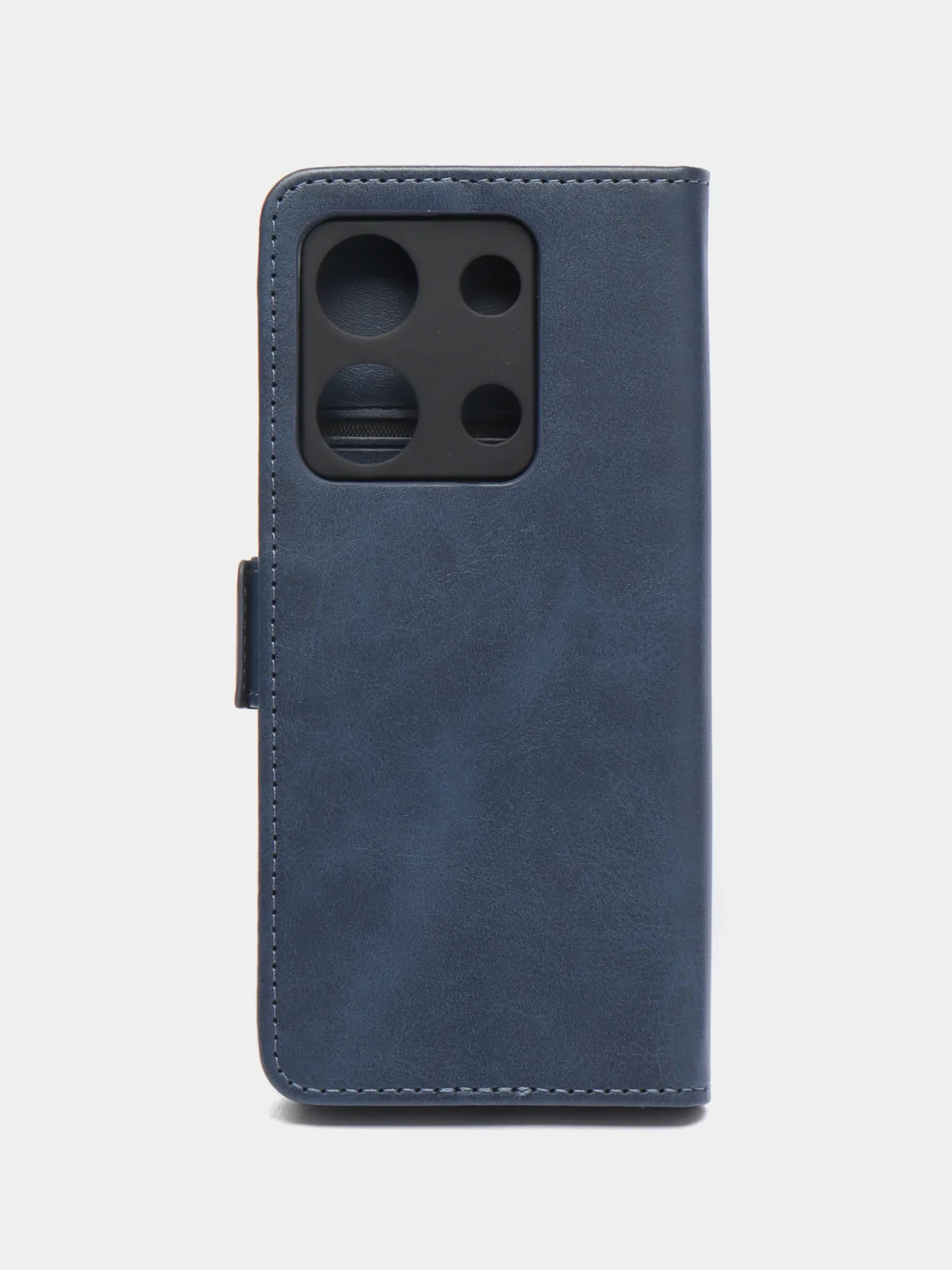 Синий чехол-книжка Infinix Note 30 i (Инфиникс Ноут 30 Ай) с боковым магнитом