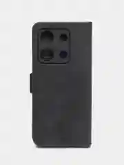Черный чехол-книжка Infinix Note 30 i (Инфиникс Ноут 30 Ай) с боковым магнитом