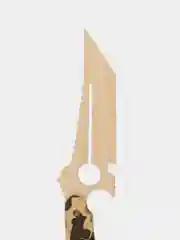 Бежевый нож деревянный "ИГЛА" кс го / cs go, охотничий нож