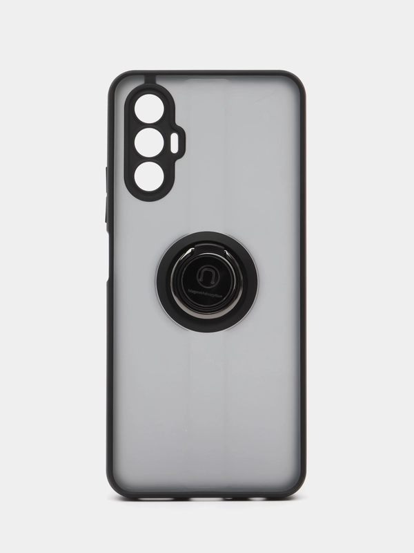 Противоударный чехол для Tecno Pova 3, с кольцом