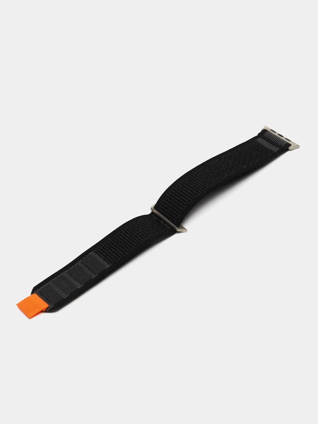 Черный тканевый ремешок браслетдля Apple Watch 42 мм, 44, 45 mm, 49/ / trail loop