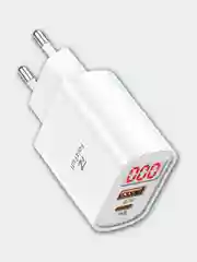 Зарядное устройство с быстрой зарядкой для iPhone iOS и Android, 18W и 20W, Type-C