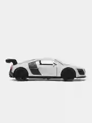 Белый металлическая коллекционная машинка Audi R8
