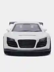Белый металлическая коллекционная машинка Audi R8
