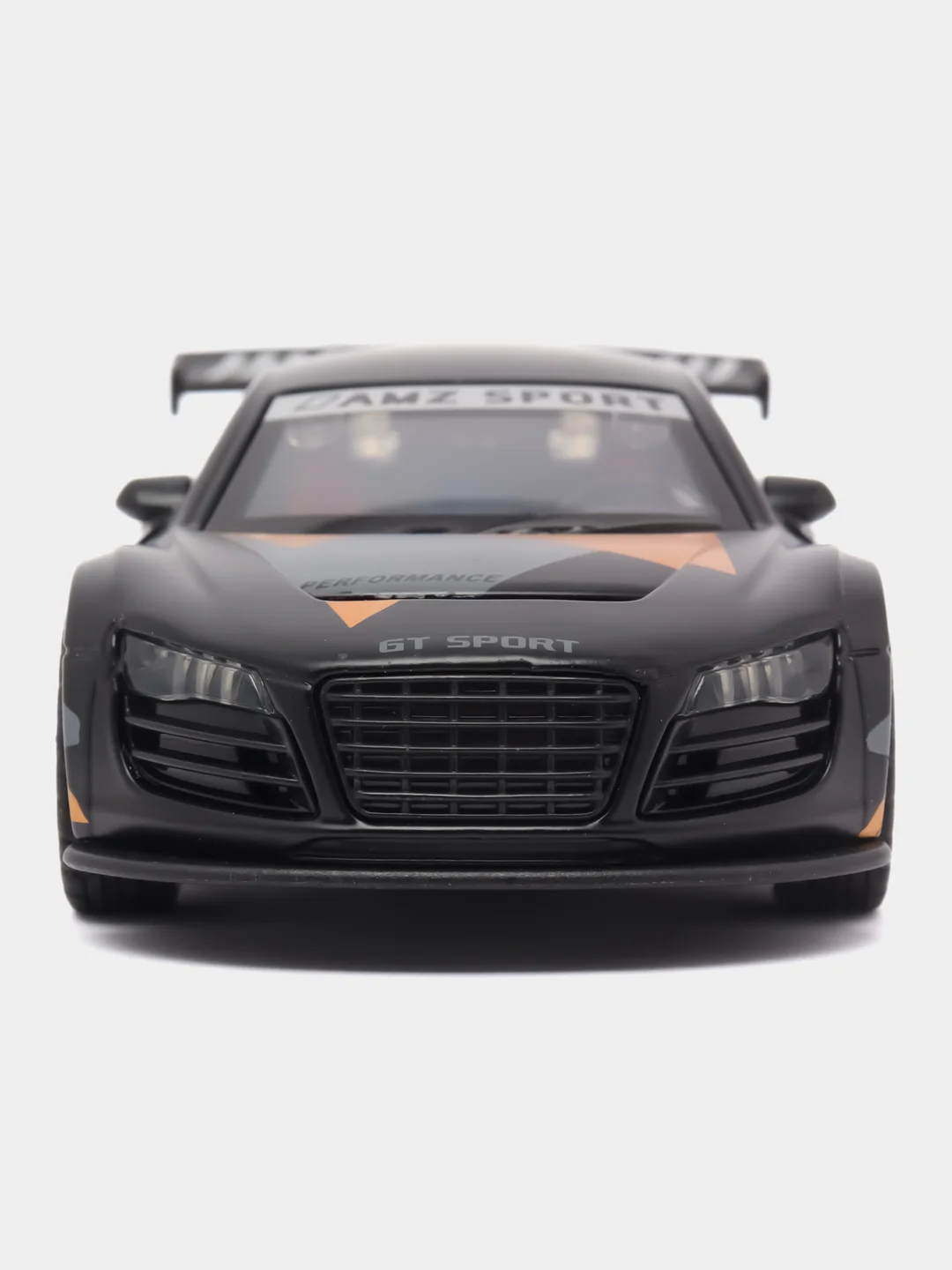 Оранжевый металлическая коллекционная машинка Audi R8