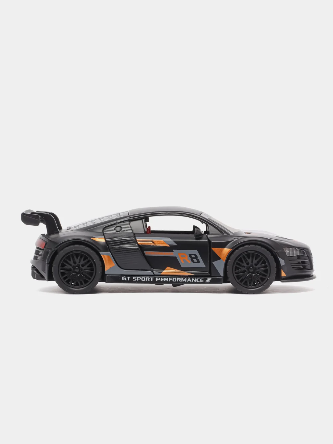 Оранжевый металлическая коллекционная машинка Audi R8