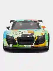 Разноцветный металлическая коллекционная машинка Audi R8