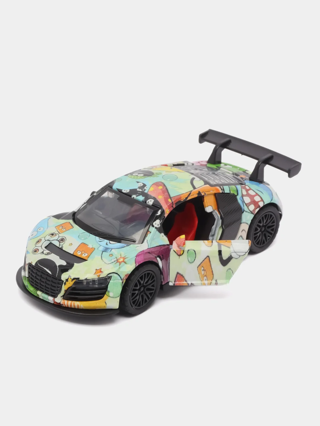 Разноцветный металлическая коллекционная машинка Audi R8