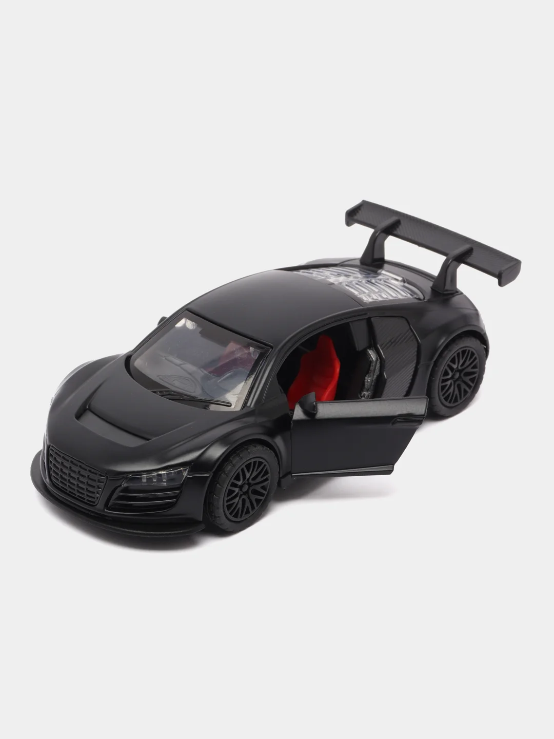 Черный металлическая коллекционная машинка Audi R8