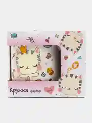 Кружка в подарочной упаковке "Кошечка.Its A Purrfect Day", 220 мл, фарфор