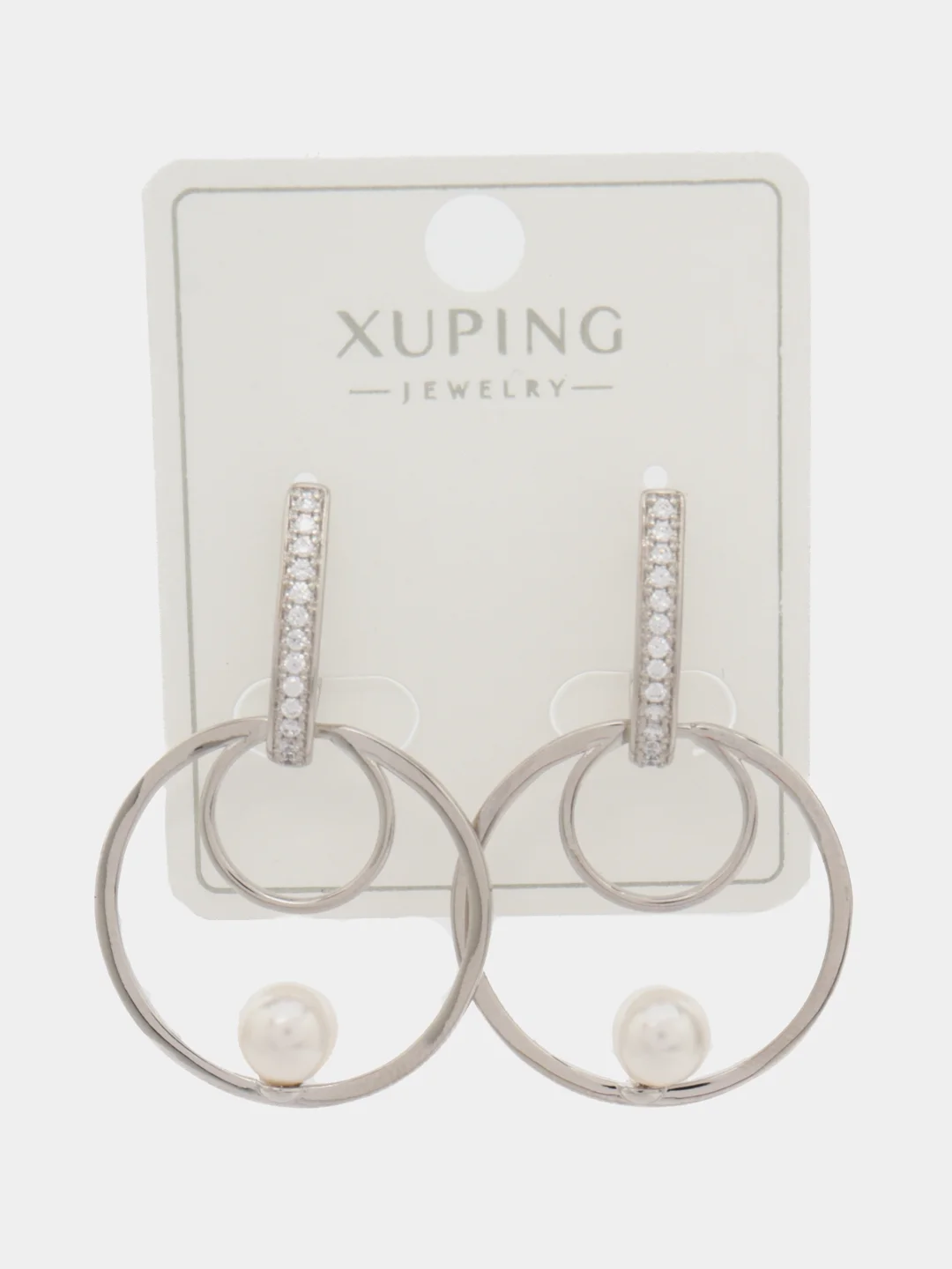 Золотой серьги Xuping, гипоаллергенный медицинский сплав