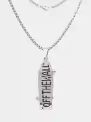Серебряный цепочка на шею, мужская с подвеской