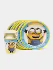 Набор одноразовой посуды ND Play Minions 2 (стаканы 250мл. 6шт., тарелки 18см 6шт.)