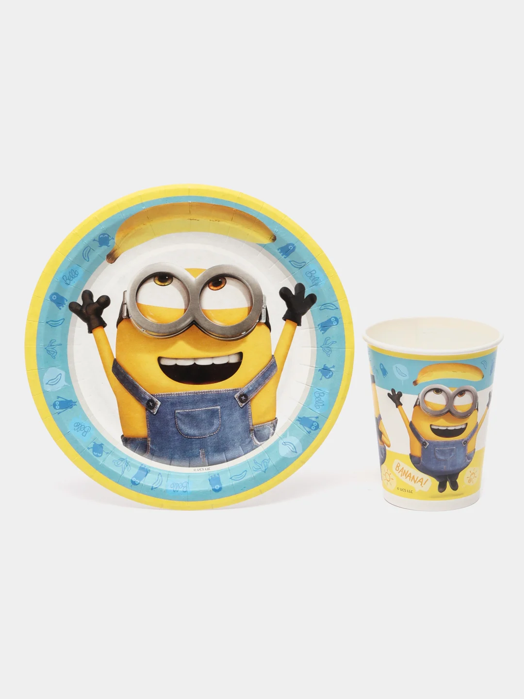 Набор одноразовой посуды ND Play Minions 2 (стаканы 250мл. 6шт., тарелки 18см 6шт.)