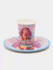 Набор одноразовой посуды ND Play My Little Pony (стаканы 250мл. 6шт., тарелки 18см 6шт.)