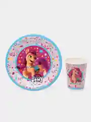 Набор одноразовой посуды ND Play My Little Pony (стаканы 250мл. 6шт., тарелки 18см 6шт.)