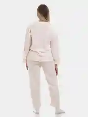 Слоновая кость женская пижама, мягкая, тёплая, плюшевая, костюм женский, пижама со штанами