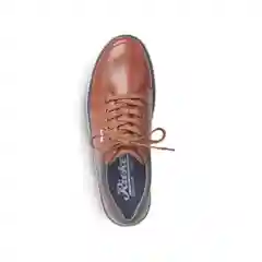 Коричневый кеды мужские Rieker из натуральной кожи