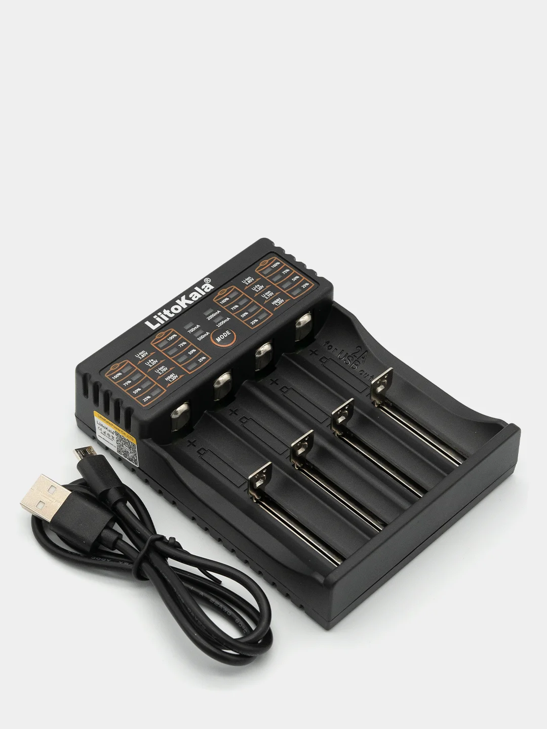 LiitoKala lii-402  зарядное устройство для аккумуляторов c режимом Power Bank