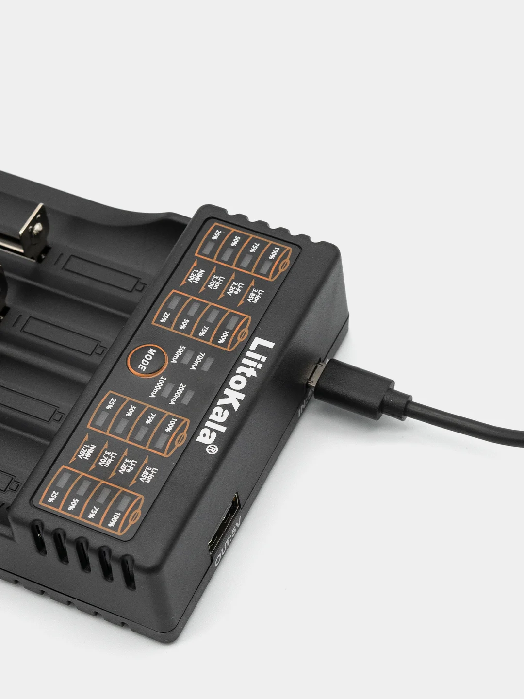 LiitoKala lii-402  зарядное устройство для аккумуляторов c режимом Power Bank