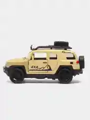 Бежевый металлическая коллекционная машинка Toyota FJ Cruiser