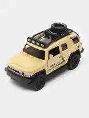 Бежевый металлическая коллекционная машинка Toyota FJ Cruiser