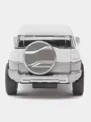 Белый металлическая коллекционная машинка Toyota FJ Cruiser