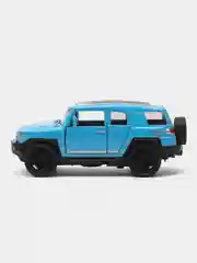 Голубой металлическая коллекционная машинка Toyota FJ Cruiser