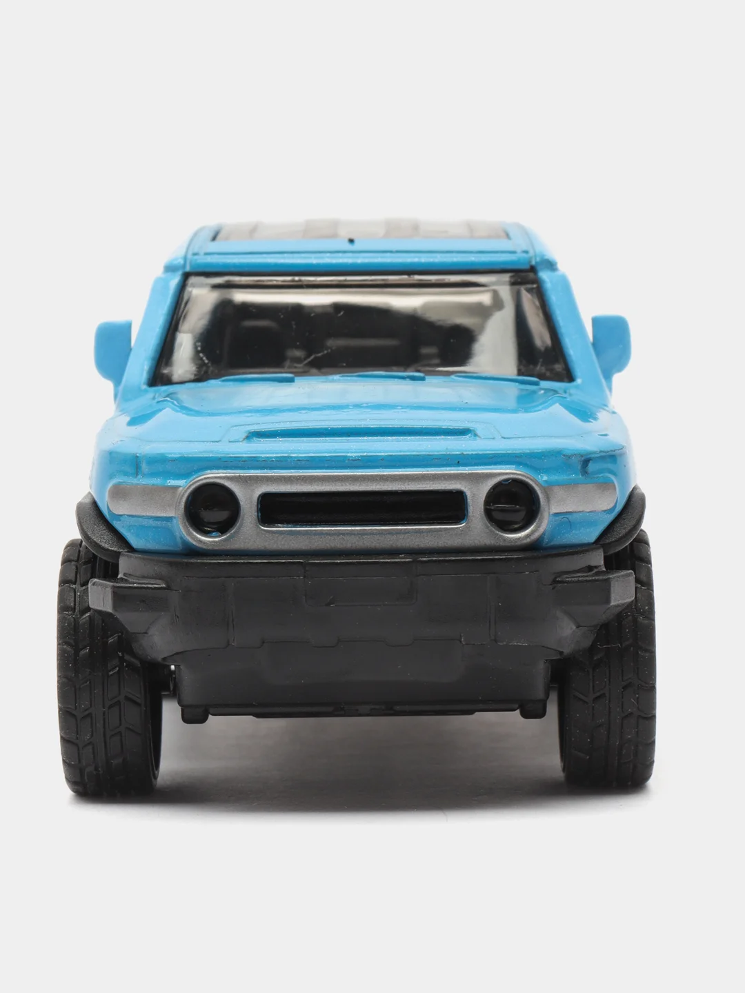 Голубой металлическая коллекционная машинка Toyota FJ Cruiser
