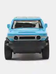 Голубой металлическая коллекционная машинка Toyota FJ Cruiser