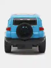 Голубой металлическая коллекционная машинка Toyota FJ Cruiser