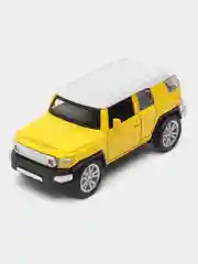 Желтый металлическая коллекционная машинка Toyota FJ Cruiser