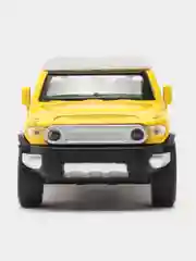 Желтый металлическая коллекционная машинка Toyota FJ Cruiser