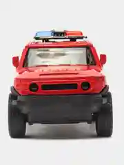 Красный металлическая коллекционная машинка Toyota FJ Cruiser