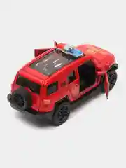 Желтый металлическая коллекционная машинка Toyota FJ Cruiser