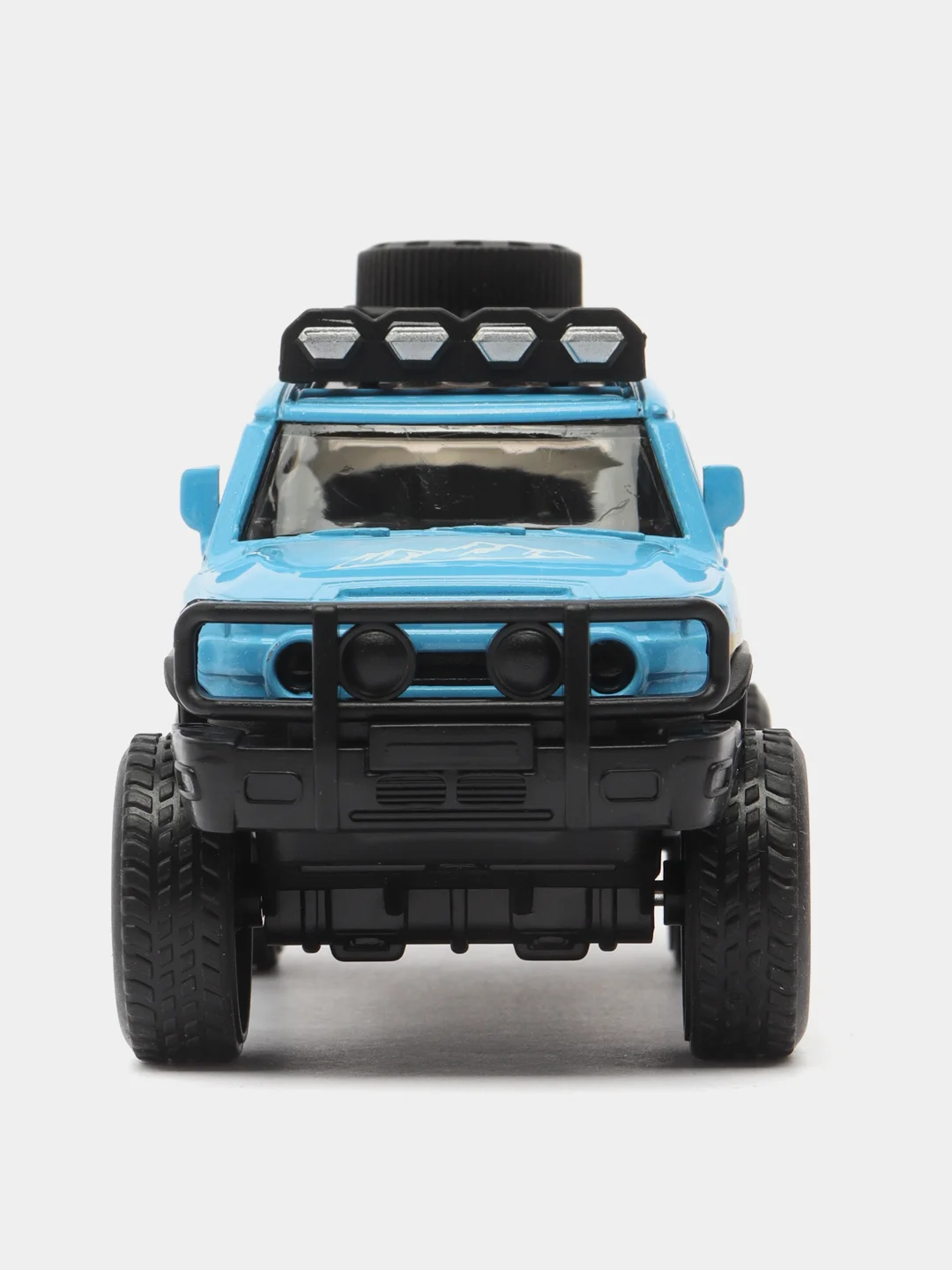 Лазурный металлическая коллекционная машинка Toyota FJ Cruiser