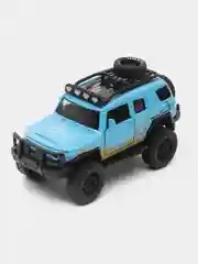 Лазурный металлическая коллекционная машинка Toyota FJ Cruiser