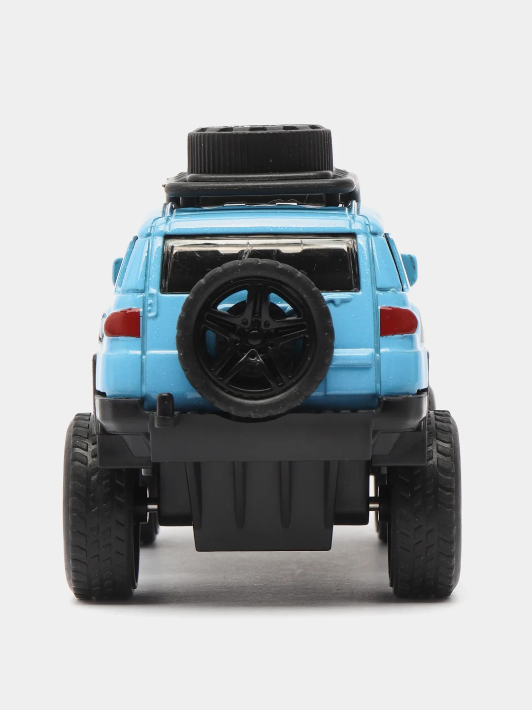 Лазурный металлическая коллекционная машинка Toyota FJ Cruiser