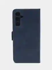 Синий чехол-книжка Samsung Galaxy A15 4G (Самсунг Гэлекси А15) с боковым магнитом