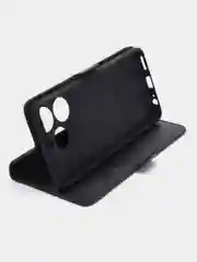 Черный чехол-книжка Tecno Spark 10 Pro (Техно Спарк 10 Про), с боковым магнитом