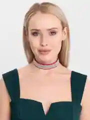 Алый чокер на шею 16 цветов